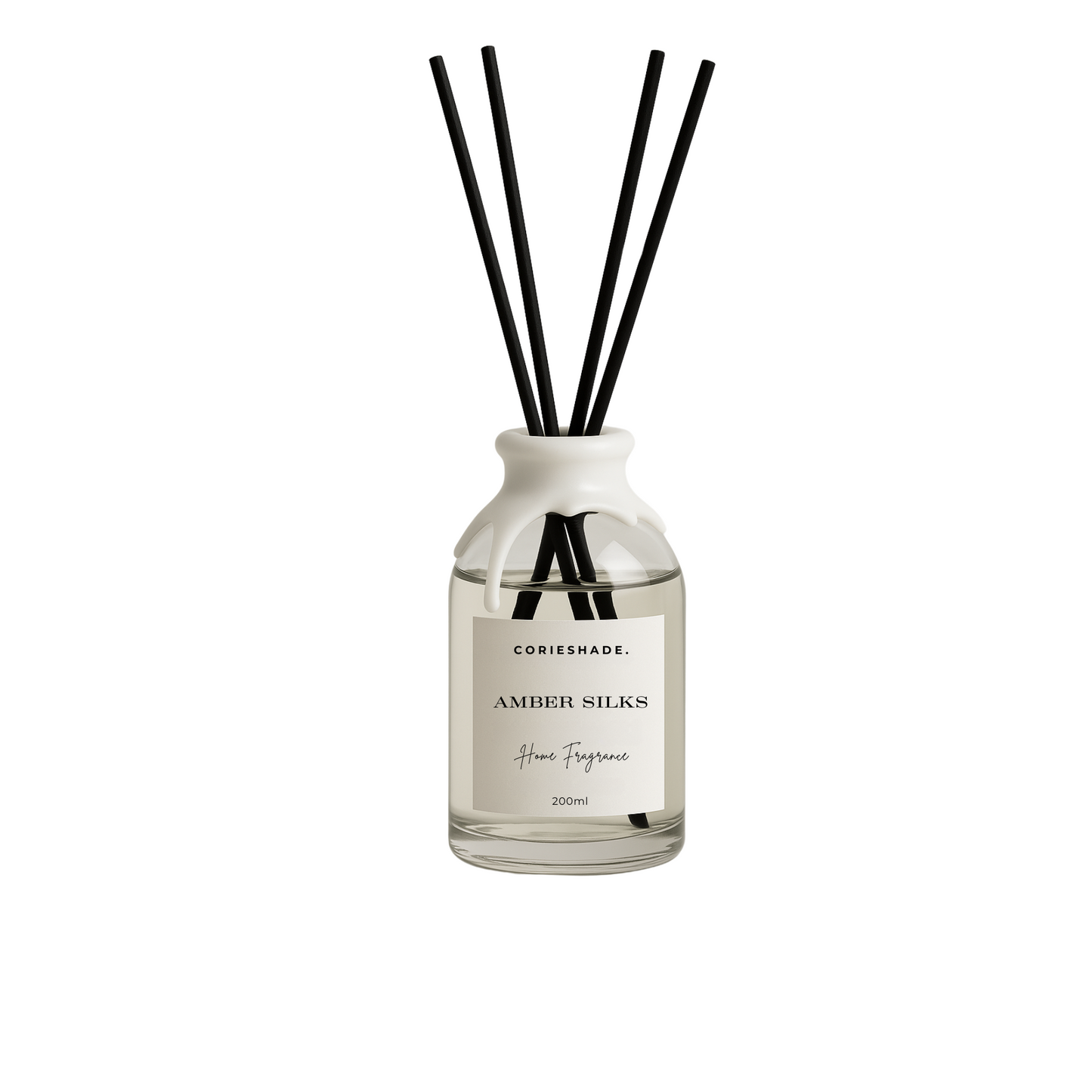 CORIESHADE. Amber Silks Reed Diffuser – 200ml
