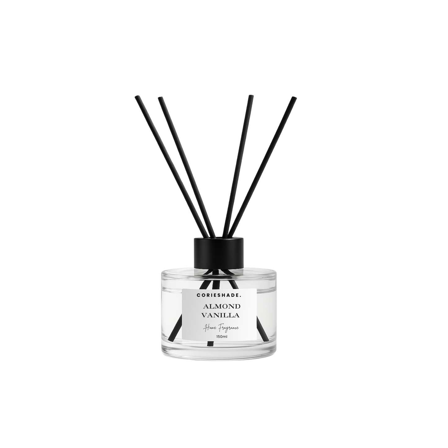 CORIESHADE. Almond Vanilla Reed Diffuser – 150ml